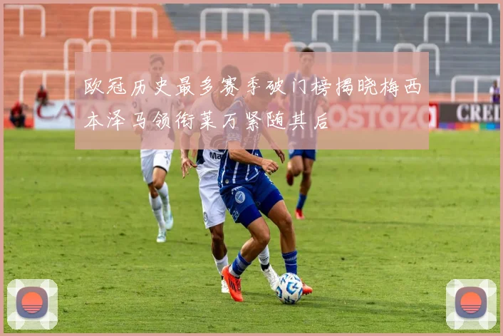 欧冠历史最多赛季破门榜揭晓梅西本泽马领衔莱万紧随其后